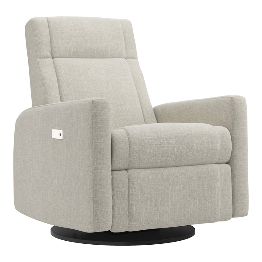 Grand Fauteuil Berçant et Pivotant Nelly avec Mécanisme Électrique - Nubia Ivoire-Jaymar BB-JAM-525295NUBIA1-CLÉMENT