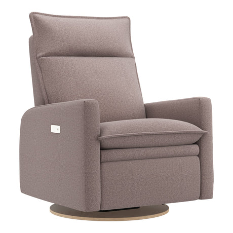 Grand Fauteuil Berçant et Pivotant Arya avec Mécanisme Électrique - Arlo Beige-Jaymar BB-JAM-526295ARLO96-CLÉMENT