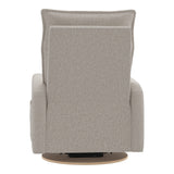 Grand Fauteuil Berçant et Pivotant Arya avec Mécanisme Électrique - Beyond Sheep Vanilla-Jaymar BB-JAM-526295BEYO11-CLÉMENT