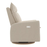 Grand Fauteuil Berçant et Pivotant Arya avec Mécanisme Électrique - Beyond Sheep Cream-Jaymar BB-JAM-526295BEYO14-CLÉMENT