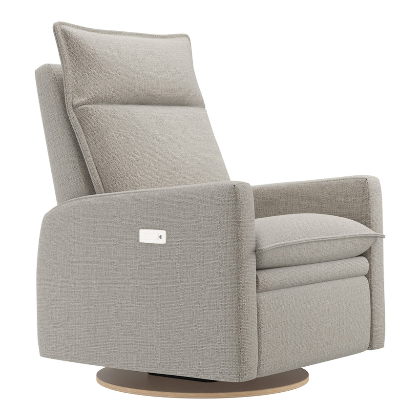 Grand Fauteuil Berçant et Pivotant Arya avec Mécanisme Électrique - Breather Driftwood-Jaymar BB-JAM-526295BREA56-CLÉMENT
