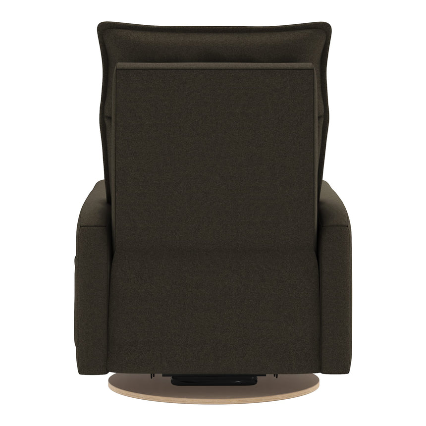 Grand Fauteuil Berçant et Pivotant Arya avec Mécanisme Électrique - Espresso-Jaymar BB-JAM-526295ESP006-CLÉMENT