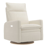 Grand Fauteuil Berçant et Pivotant Arya avec Mécanisme Électrique - Henequen (Tissu anti-tache)-Jaymar BB-JAM-526295HENE01-CLÉMENT