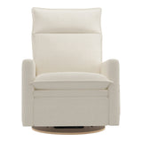Grand Fauteuil Berçant et Pivotant Arya avec Mécanisme Électrique - Henequen (Tissu anti-tache)-Jaymar BB-JAM-526295HENE01-CLÉMENT
