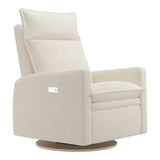 Grand Fauteuil Berçant et Pivotant Arya avec Mécanisme Électrique - Henequen (Tissu anti-tache)-Jaymar BB-JAM-526295HENE01-CLÉMENT