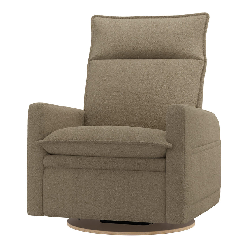 Grand Fauteuil Berçant et Pivotant Arya avec Mécanisme Électrique - Mocha-Jaymar BB-JAM-526295MOC606-CLÉMENT