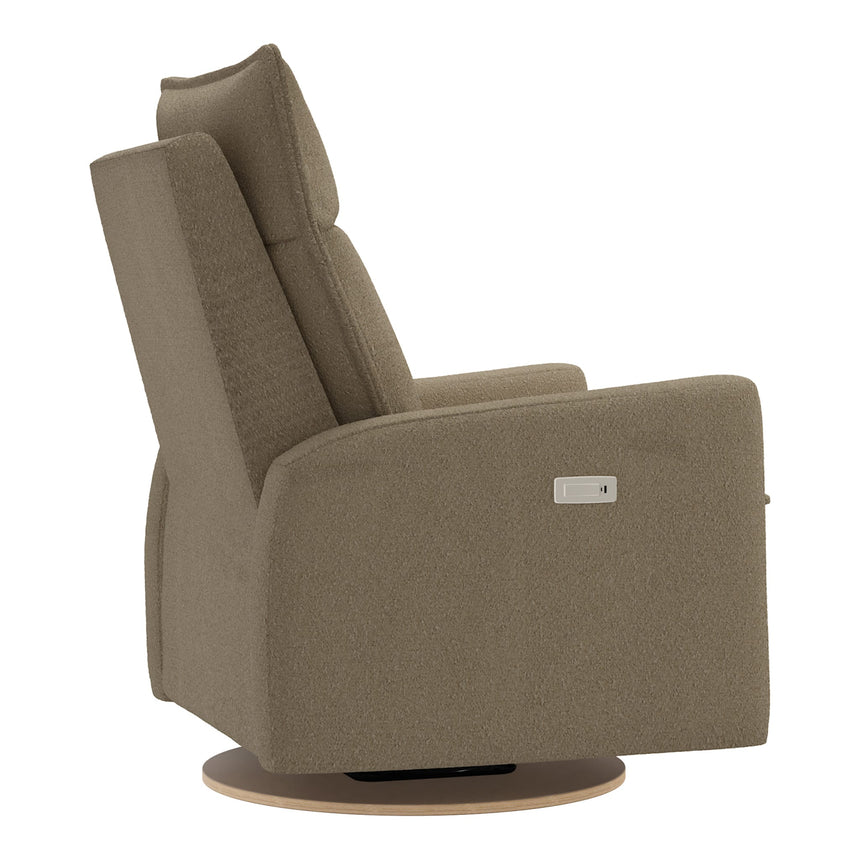 Grand Fauteuil Berçant et Pivotant Arya avec Mécanisme Électrique - Mocha-Jaymar BB-JAM-526295MOC606-CLÉMENT