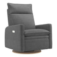 Grand Fauteuil Berçant et Pivotant Arya avec Mécanisme Électrique - Nexus Charcoal-Jaymar BB-JAM-526295NEXU59-CLÉMENT