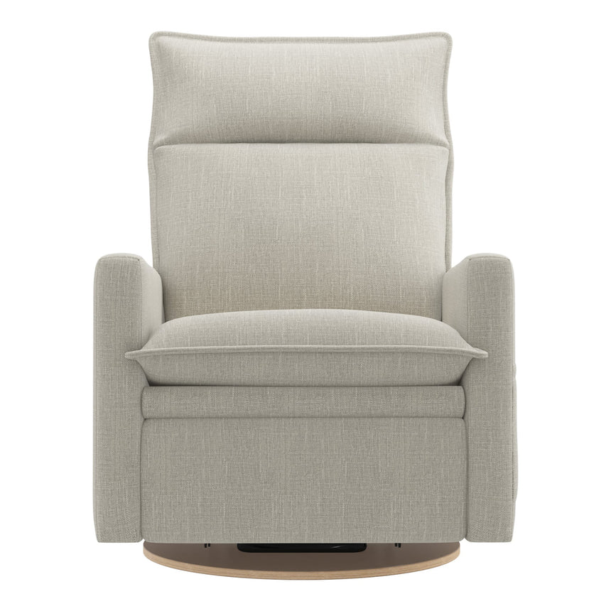 Grand Fauteuil Berçant et Pivotant Arya avec Mécanisme Électrique - Nubia Ivoire-Jaymar BB-JAM-526295NUBI01-CLÉMENT