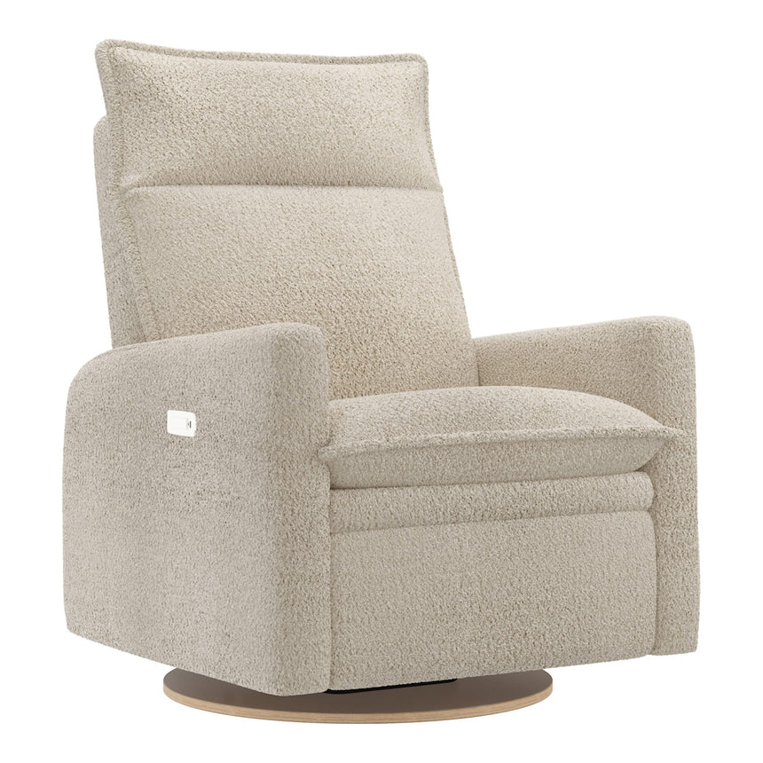 Grand Fauteuil Berçant et Pivotant Arya avec Mécanisme Électrique - Puppy Sand-Jaymar BB-JAM-526295PUPP14-CLÉMENT