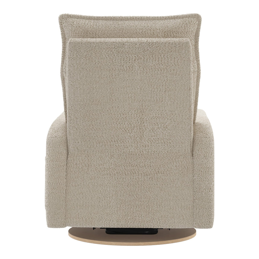Grand Fauteuil Berçant et Pivotant Arya avec Mécanisme Électrique - Puppy Sand-Jaymar BB-JAM-526295PUPP14-CLÉMENT