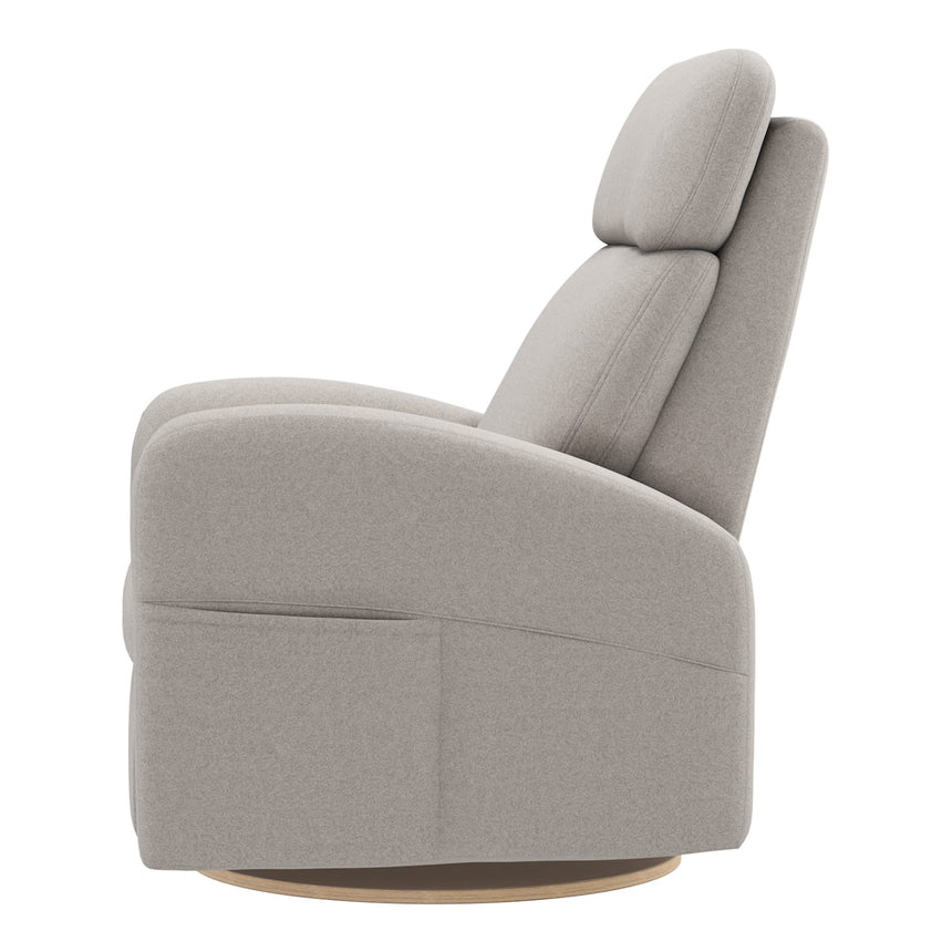 Grand Fauteuil Berçant Inclinable Pivotant Hailey avec Mécanisme Électrique - Arlo Heather Pearl-Jaymar BB-JAM-527295ARL601-CLÉMENT