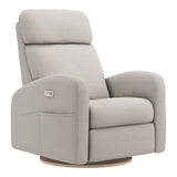 Grand Fauteuil Berçant Inclinable Pivotant Hailey avec Mécanisme Électrique - Arlo Heather Pearl-Jaymar BB-JAM-527295ARL601-CLÉMENT