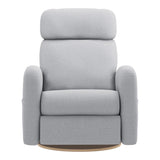 Grand Fauteuil Berçant Inclinable Pivotant Hailey avec Mécanisme Électrique - Arlo Heather Silver-Jaymar BB-JAM-527295ARLO57-CLÉMENT