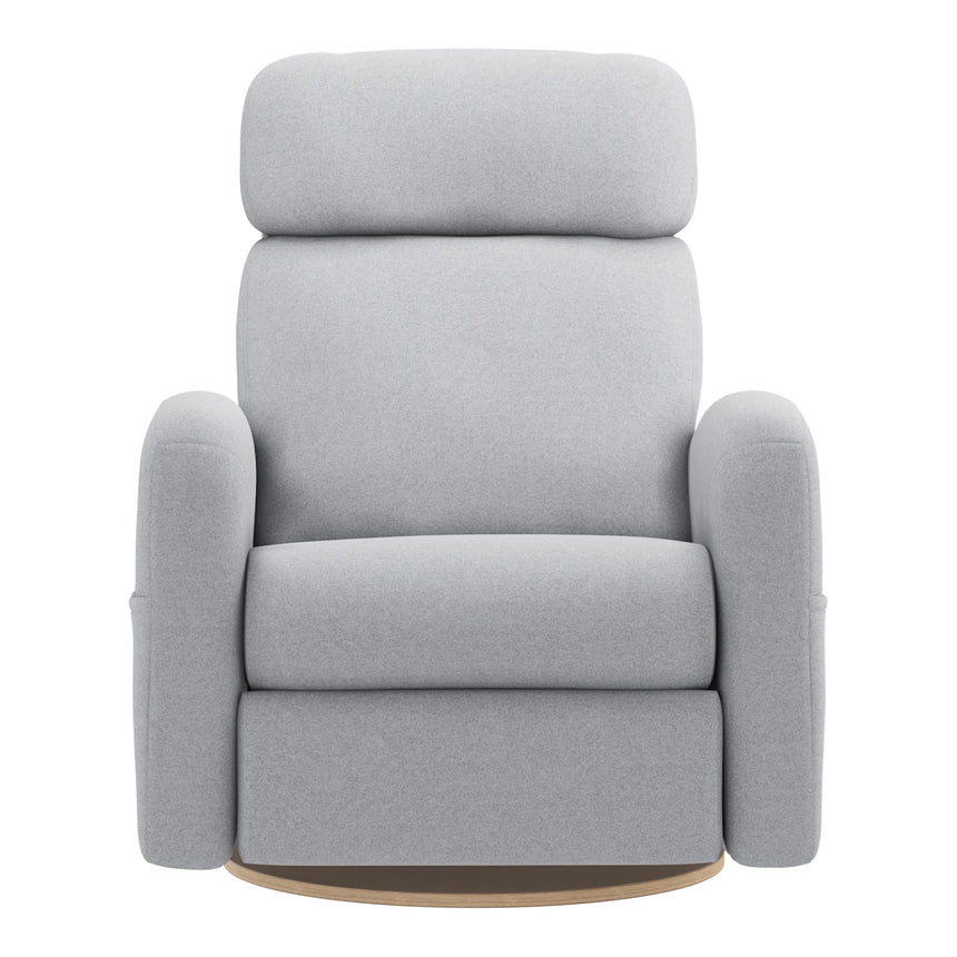 Grand Fauteuil Berçant Inclinable Pivotant Hailey avec Mécanisme Électrique - Arlo Heather Silver-Jaymar BB-JAM-527295ARLO57-CLÉMENT