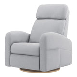 Grand Fauteuil Berçant Inclinable Pivotant Hailey avec Mécanisme Électrique - Arlo Heather Silver-Jaymar BB-JAM-527295ARLO57-CLÉMENT