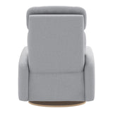 Grand Fauteuil Berçant Inclinable Pivotant Hailey avec Mécanisme Électrique - Arlo Heather Silver-Jaymar BB-JAM-527295ARLO57-CLÉMENT