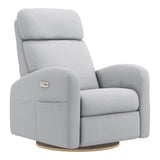 Grand Fauteuil Berçant Inclinable Pivotant Hailey avec Mécanisme Électrique - Arlo Heather Silver-Jaymar BB-JAM-527295ARLO57-CLÉMENT