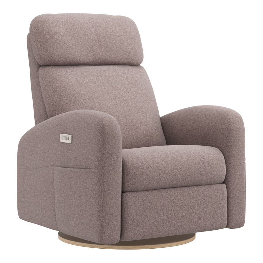 Grand Fauteuil Berçant Inclinable Pivotant Hailey avec Mécanisme Électrique - Arlo Beige-Jaymar BB-JAM-527295ARLO96-CLÉMENT