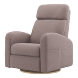 Grand Fauteuil Berçant Inclinable Pivotant Hailey avec Mécanisme Électrique - Arlo Beige-Jaymar BB-JAM-527295ARLO96-CLÉMENT