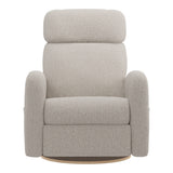 Grand Fauteuil Berçant Inclinable Pivotant Hailey avec Mécanisme Électrique - Beyond Sheep Vanilla-Jaymar BB-JAM-527295BEYO11-CLÉMENT