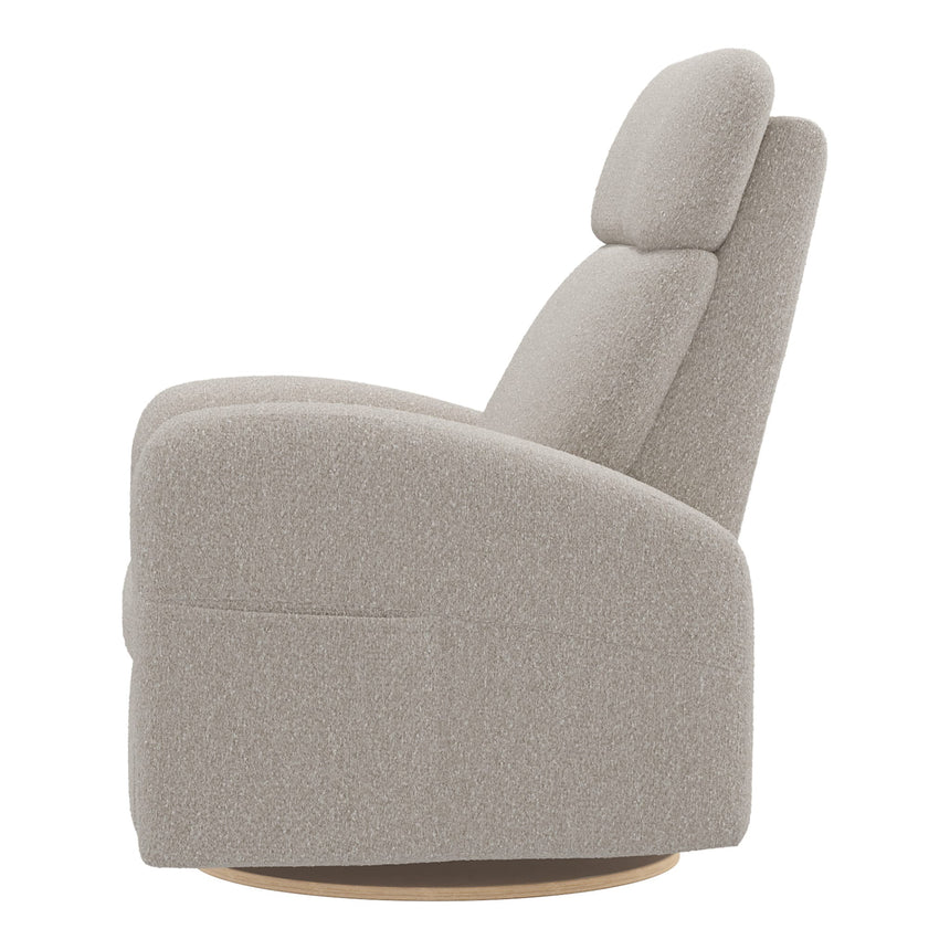 Grand Fauteuil Berçant Inclinable Pivotant Hailey avec Mécanisme Électrique - Beyond Sheep Vanilla-Jaymar BB-JAM-527295BEYO11-CLÉMENT