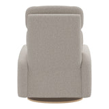 Grand Fauteuil Berçant Inclinable Pivotant Hailey avec Mécanisme Électrique - Beyond Sheep Vanilla-Jaymar BB-JAM-527295BEYO11-CLÉMENT