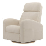 Grand Fauteuil Berçant Inclinable Pivotant Hailey avec Mécanisme Électrique - Beyond Sheep Cream-Jaymar BB-JAM-527295BEYO14-CLÉMENT