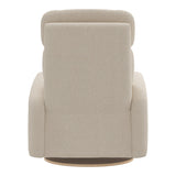 Grand Fauteuil Berçant Inclinable Pivotant Hailey avec Mécanisme Électrique - Beyond Sheep Cream-Jaymar BB-JAM-527295BEYO14-CLÉMENT