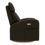 Grand Fauteuil Berçant Inclinable Pivotant Hailey avec Mécanisme Électrique - Espresso-Jaymar BB-JAM-527295ESP006-CLÉMENT