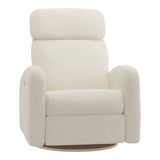 Grand Fauteuil Berçant Inclinable Pivotant Hailey avec Mécanisme Électrique - Henequen (Tissu anti-tache)-Jaymar BB-JAM-527295HENE01-CLÉMENT