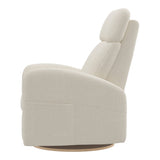 Grand Fauteuil Berçant Inclinable Pivotant Hailey avec Mécanisme Électrique - Henequen (Tissu anti-tache)-Jaymar BB-JAM-527295HENE01-CLÉMENT