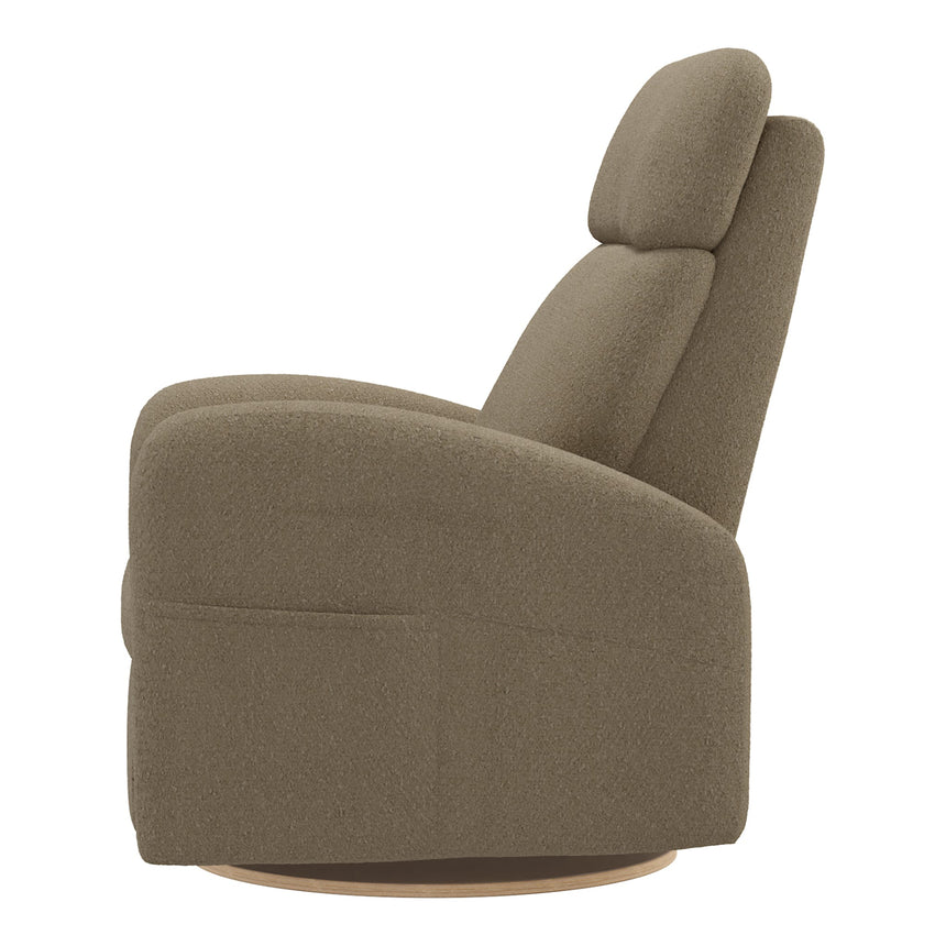 Grand Fauteuil Berçant Inclinable Pivotant Hailey avec Mécanisme Électrique - Mocha-Jaymar BB-JAM-527295MOC606-CLÉMENT