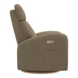 Grand Fauteuil Berçant Inclinable Pivotant Hailey avec Mécanisme Électrique - Mocha-Jaymar BB-JAM-527295MOC606-CLÉMENT