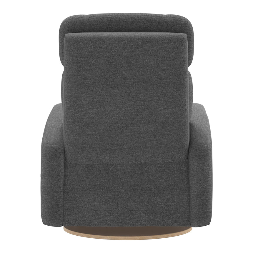 Grand Fauteuil Berçant Inclinable Pivotant Hailey avec Mécanisme Électrique - Nexus Charcoal-Jaymar BB-JAM-527295NEXU59-CLÉMENT