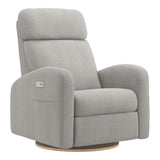 Grand Fauteuil Berçant Inclinable Pivotant Hailey avec Mécanisme Électrique - Nubia Silver-Jaymar BB-JAM-527295NUBI57-CLÉMENT