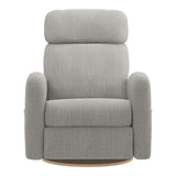 Grand Fauteuil Berçant Inclinable Pivotant Hailey avec Mécanisme Électrique - Nubia Silver-Jaymar BB-JAM-527295NUBI57-CLÉMENT