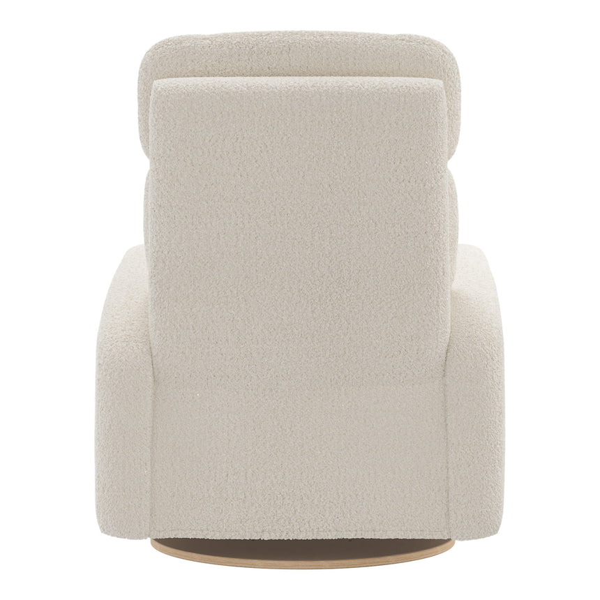Grand Fauteuil Berçant Inclinable Pivotant Hailey avec Mécanisme Électrique - Puppy Pearl-Jaymar BB-JAM-527295PUPP11-CLÉMENT