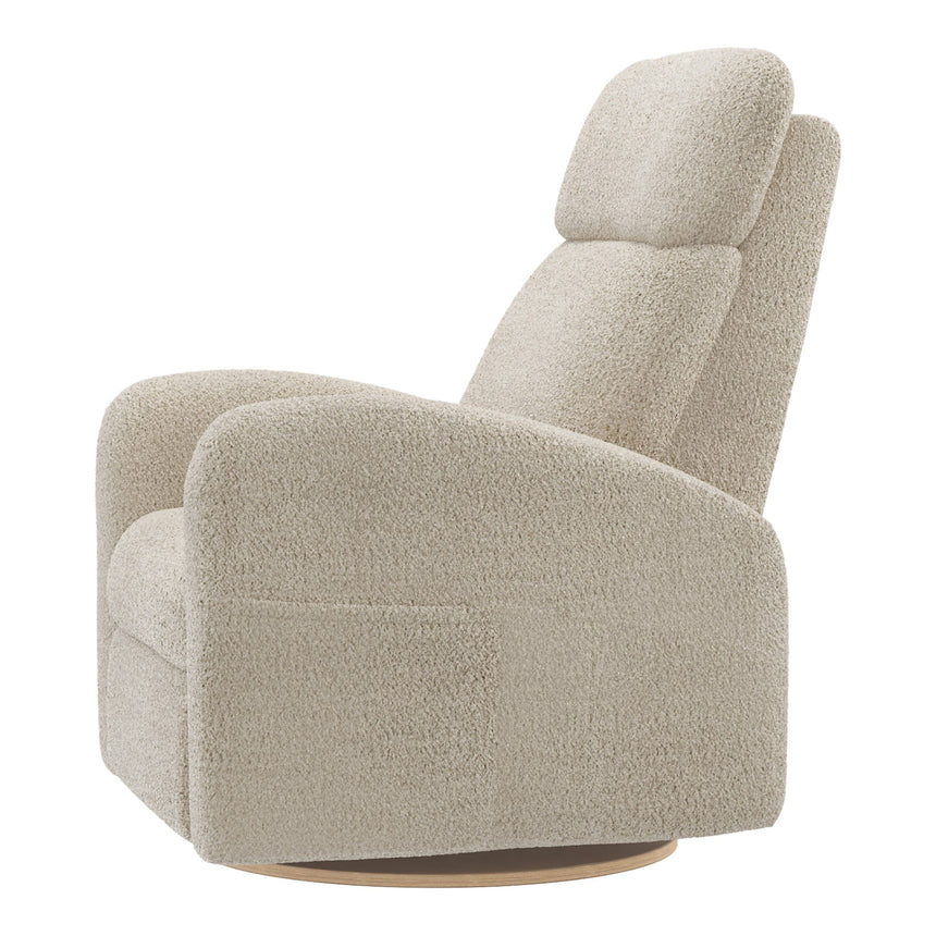 Grand Fauteuil Berçant Inclinable Pivotant Hailey avec Mécanisme Électrique - Puppy Sand-Jaymar BB-JAM-527295PUPP14-CLÉMENT
