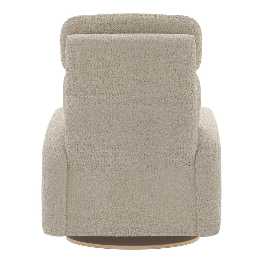 Grand Fauteuil Berçant Inclinable Pivotant Hailey avec Mécanisme Électrique - Puppy Sand-Jaymar BB-JAM-527295PUPP14-CLÉMENT