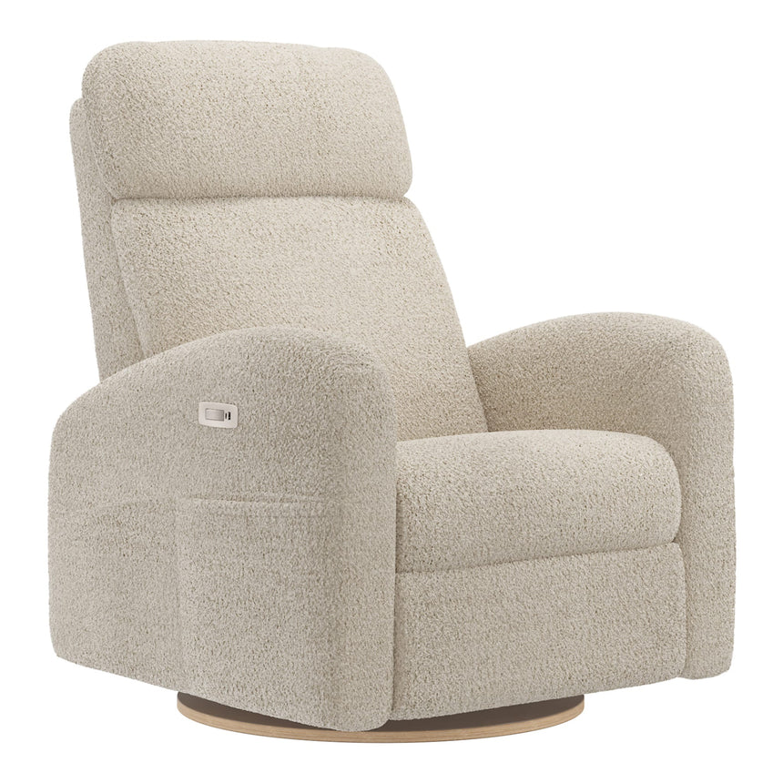 Grand Fauteuil Berçant Inclinable Pivotant Hailey avec Mécanisme Électrique - Puppy Sand-Jaymar BB-JAM-527295PUPP14-CLÉMENT