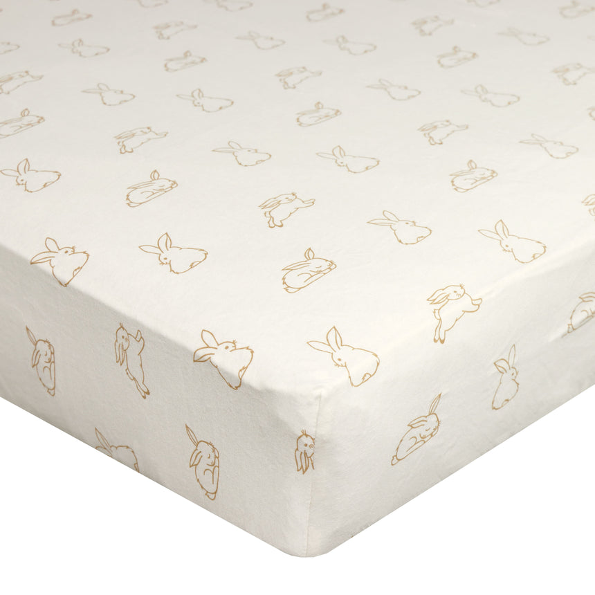 Drap Contour pour Lit de Bébé - Jolis Lapins-Jasxtek-JAS-DRAPCONBUNNI-CLÉMENT