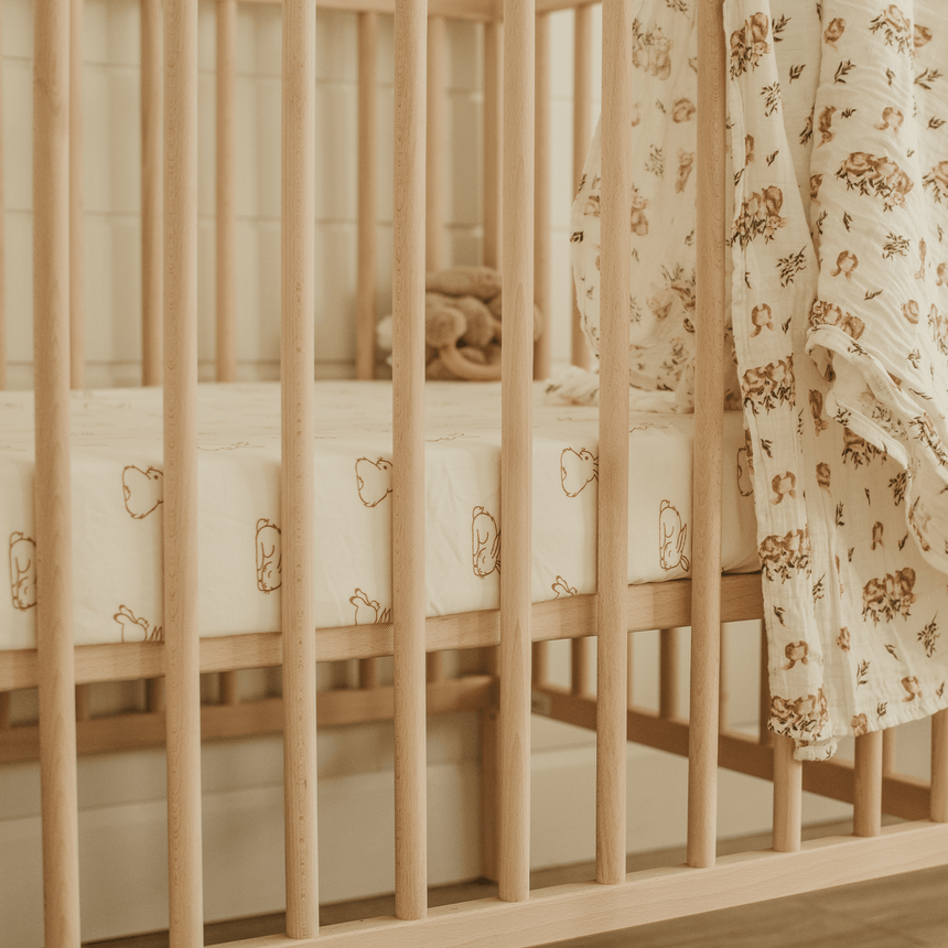 Drap Contour pour Lit de Bébé - Jolis Lapins-Jasxtek-JAS-DRAPCONBUNNI-CLÉMENT