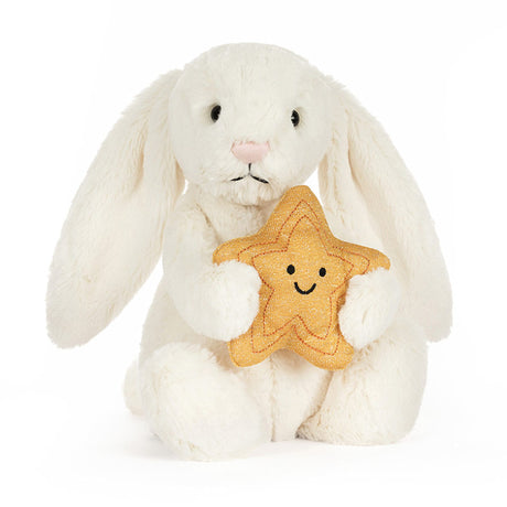Lapin Crème Avec Étoile-Jellycat-JLC-BB3STAR-CLÉMENT