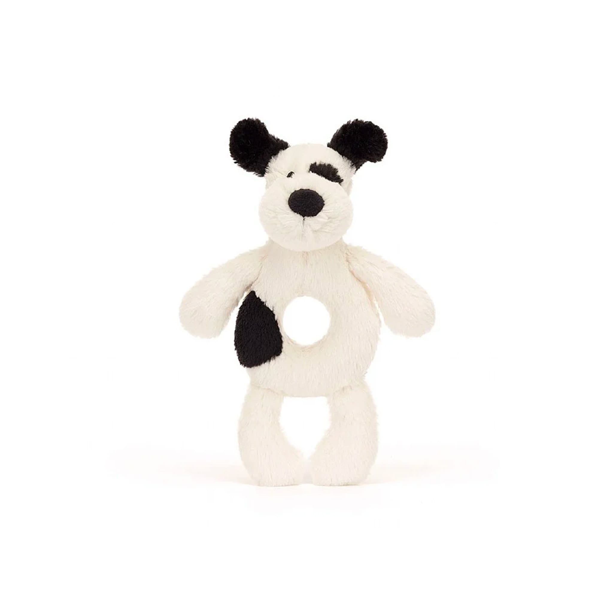 Peluche Hochet Chiot Noir & Crème - Jellycat – CLÉMENT
