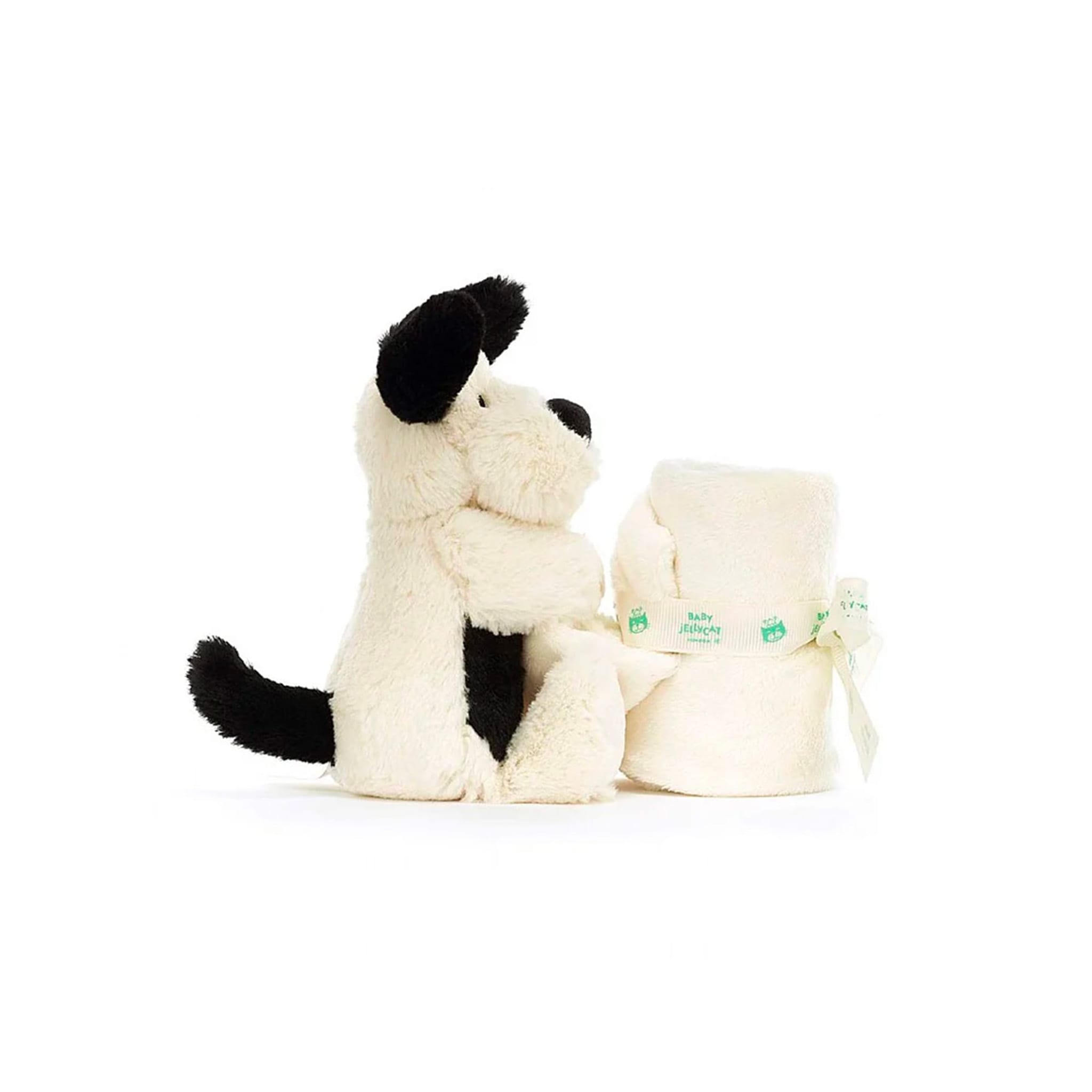 Doudou Éveil Chiot Noir & Crème - Jellycat – CLÉMENT