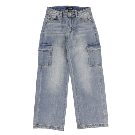 Jeans Jambe Large Cargo Mia 7-16ans-Joe’s Jeans-Denim-7-JOJ-MIA1374B-MIA-CLÉMENT