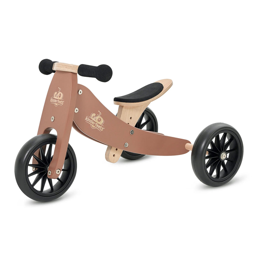 Vélo d'Équilibre 2 en 1 Tiny Tot - Mocha-Kinderfeets-KDF-K52201-CLÉMENT