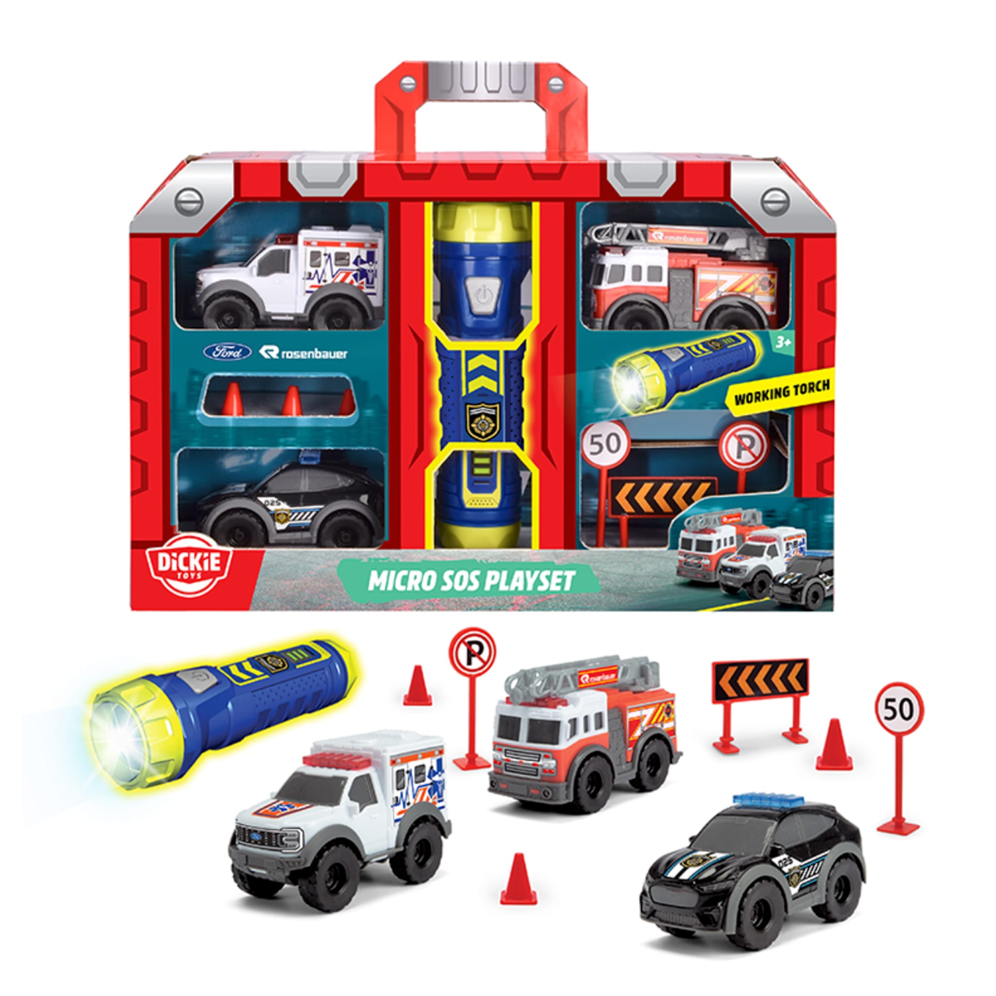 Dickie- Micro SOS Playset – CLÉMENT