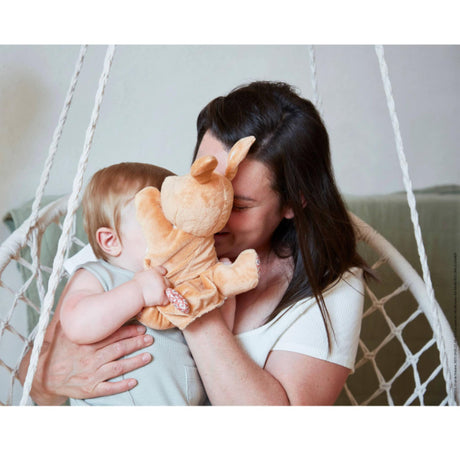 Doudou Marionnette Lapin-Kaloo-KLO-K210005-CLÉMENT